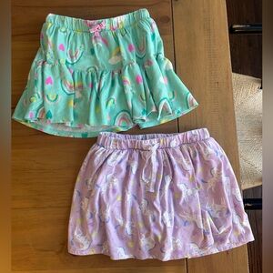 Cat & Jack Green and Purple Skorts Set